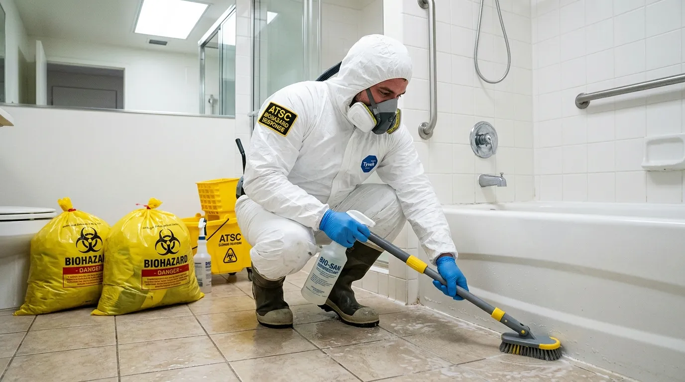 Decontamination equipment deployed for Blood Cleanup in Redwood Shores